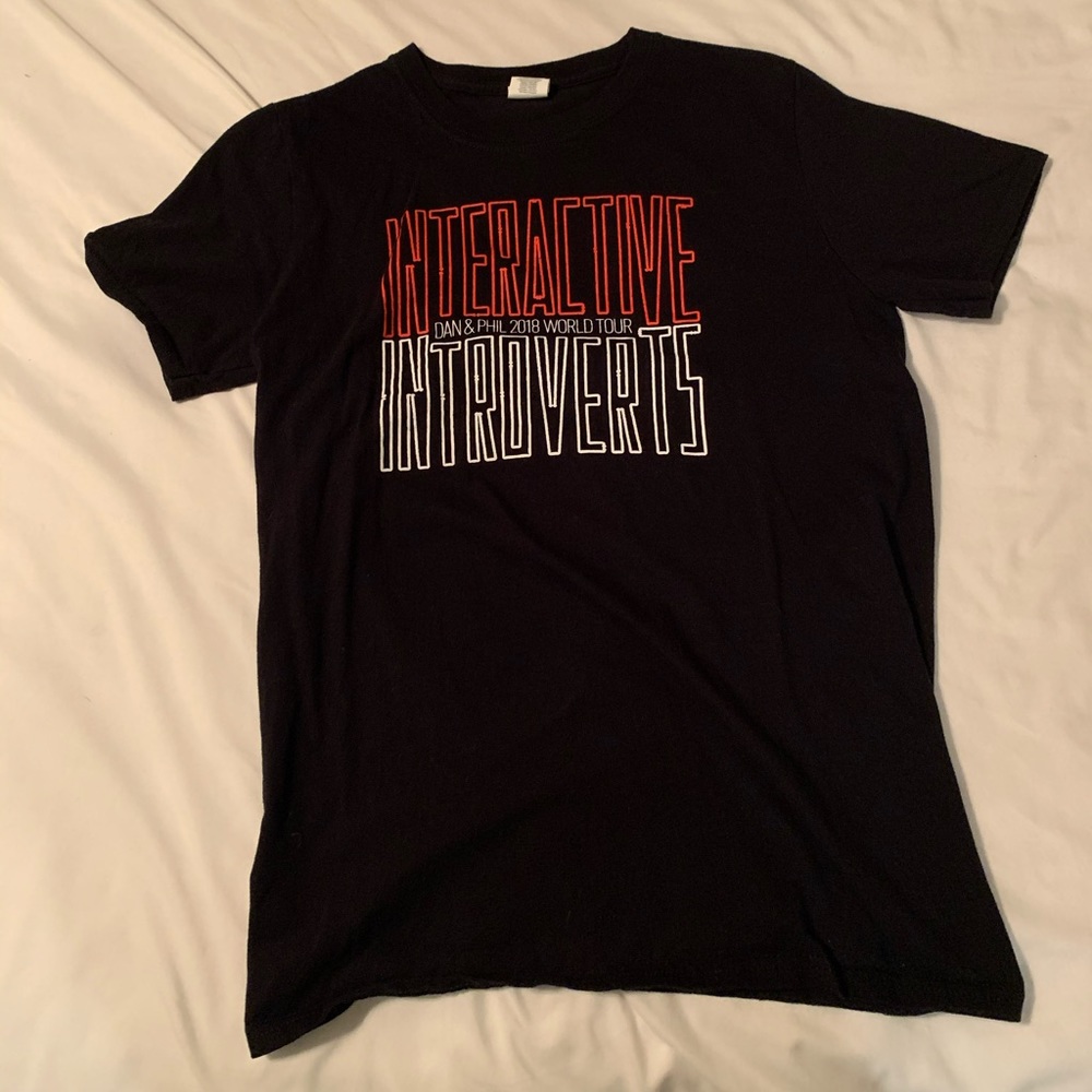 dan and phil interactive introverts tour shirt